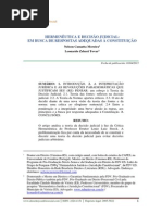 Hermeneutica e Decisao Judicial