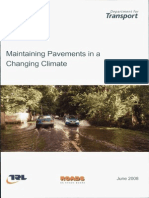 Maintaining Pavements in A Changing Climate