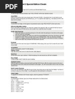 Road Rash Cheat Codes and Tips | PDF | Motorcycle | Sports