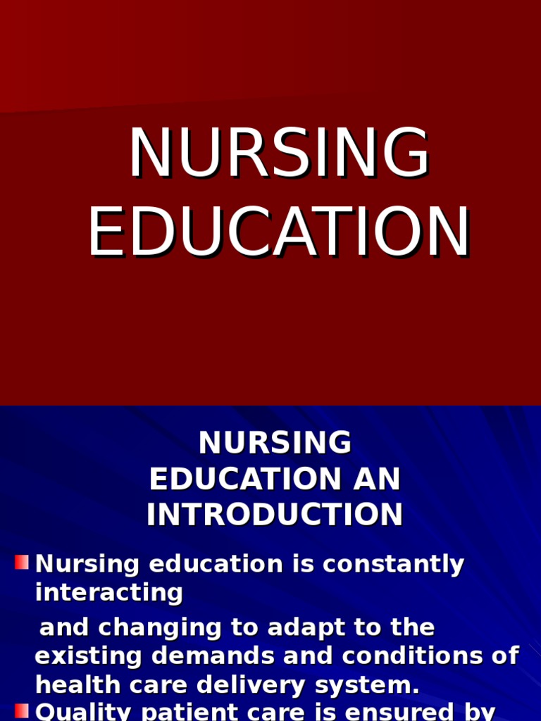 evaluation of course in nursing education ppt