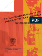 Discapacidad e Integración Sociolaboral en Colombia