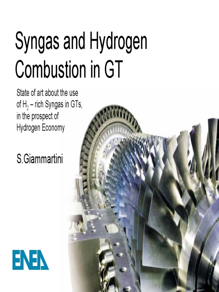 Syngas and Hydrogen Combustion in GT | PDF | Combustion | N Ox