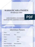 Wawancara Pasien 2 FATMA Leily-Rasyad