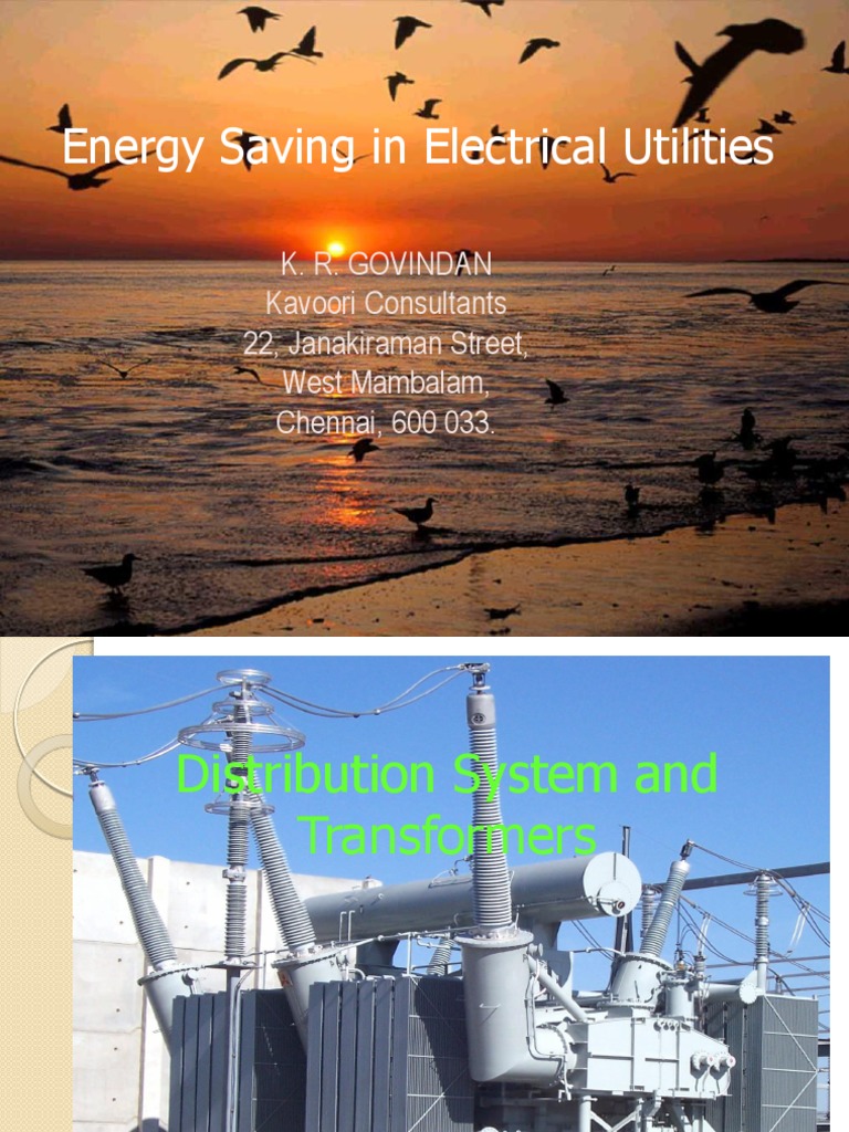Distribution System and Transformers PDF Transformer Alternating