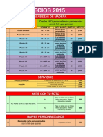 Precios Julio 2015