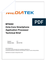 MT6592 Octa-Core Smartphone Application Processor Technical Brief