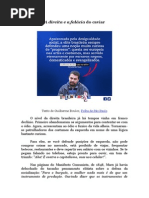 Guilherme Boulos escreve sobre a Direita e a Falácia do Caviar