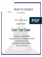 Enter Your Name: This Is To Certify That On