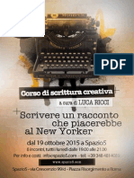 Corso Di Scrittura Creativa - Ottobre 2015, Roma