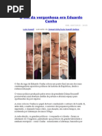 O fim da Vergonhosa era Eduardo Cunha