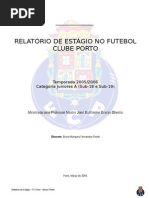 Relatório de Estágio No Futebol Clube Porto