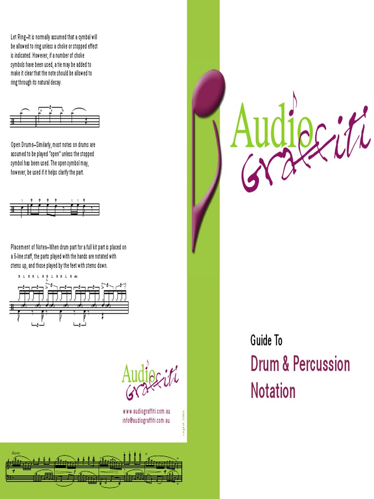 Drum Notation | Download Free PDF | Drum Kit | Percussion Instruments