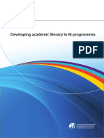 Developing Academic Literacy in IB Programmes (Aug 2014)