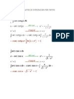 Ejercicios Resuletos de Integracion Por Partes