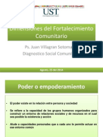 Dimensiones Del Fortalecimiento Comunitario