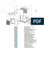 Split 12000 Btu-H - Peças