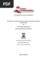 Em Direção a um Ambiente de Desenvolvimento de Software Orientado por Comportamento