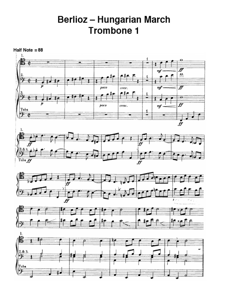 Tenor Trombone Orchestral Excerpts PDF