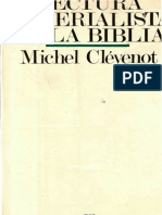 Clévenot, Michel - Lectura Materialista de La Biblia