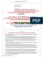 Afirmaciones para Conquistar El Exito, Autosugestion Positiva