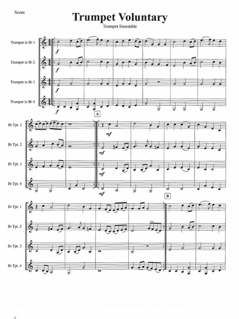 Trumpet Voluntary PDF