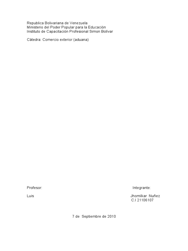 Zonas Francas y Libres en Venezuela | PDF | Venezuela | aduana