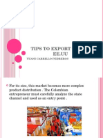 Tips To Export To The Ee - Uu: Yuani Carrillo Pedreros