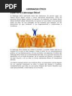 LIDERAZGO ÉTICO