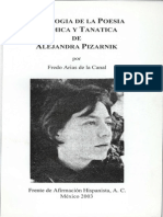 Antología Tánatica Y Cosmica De Alejandra Pizarnik