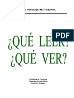 Qué leer, Qué ver