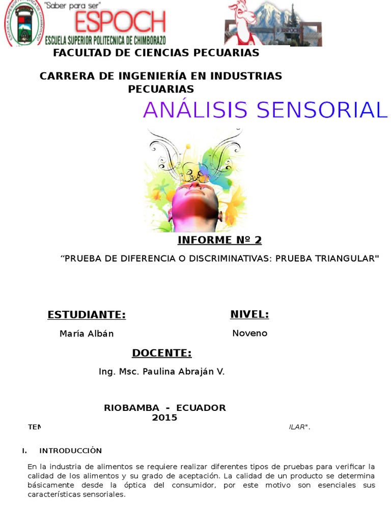 Prueba Triangular y Duo Trio | PDF | Sabor | Probabilidad