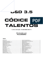 Códice de Talentos 3.5