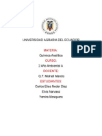 Quimica Analitica Numero de Oxidacion