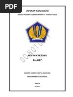 Download Contoh Laporan Aktualisasi Prajabatan by Arif Wicaksono SN272239727 doc pdf