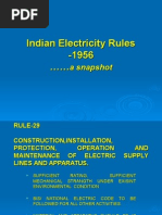 Indian Electricity Rules - Snapshot