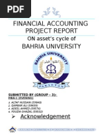 Accounting Project Report