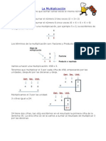 La Multiplicación y Practicas