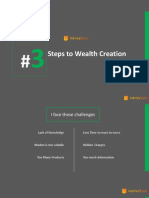 3 Steps to Wealth Creation