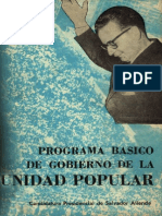 Programa Básico de Gobierno de La Unidad Popular