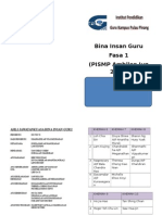 Bina Insan Guru Fasa 1 (PISMP Ambilan Jun 2014) : Kumpulan Akademik: T1 PEM & T1 MT Tempat