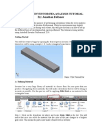 Autodesk Inventor Fea Analysis Tutorial