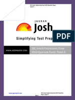 SSC - SSC Junior Engineering Exam 2013 Question Paper Paper II PDF