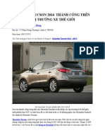 (5) Hyundai Tucson 2014 Thành Công Trên Thị Trường Xe Thế Giới