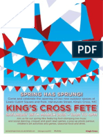 King'S Cross Fete: Spring Has Sprung!