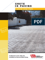 Concrete Block Paving - Technical Note For Steep Slopes