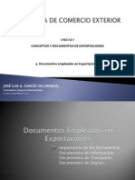 Documentos Empleados en Exportaciones