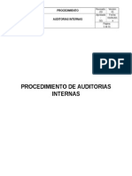 Manual de Procedimiento - Auditorias Internas