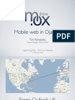 Mobile Web in Django!