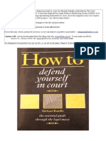 How To Defend Yourself in Court