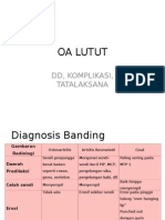 OA LUTUT DD Komplikasi Tatalaksana